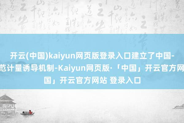 开云(中国)kaiyun网页版登录入口建立了中国-印尼水运模范计量诱导机制-Kaiyun网页版·「中国」开云官方网站 登录入口